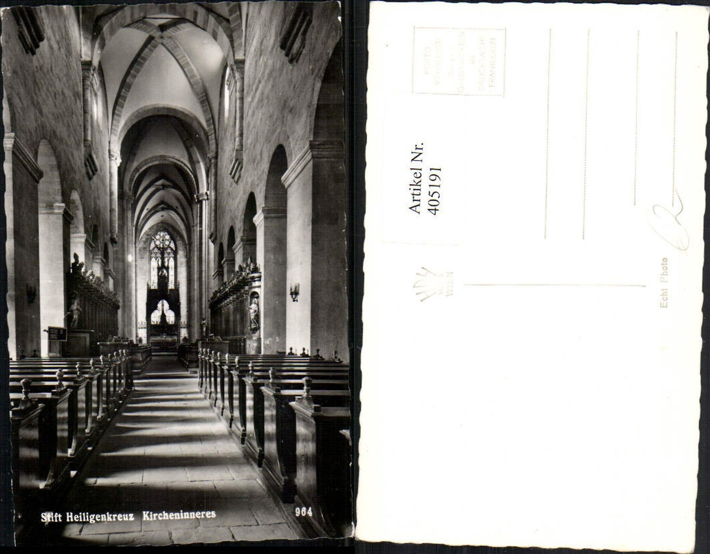 405191,Stift Heiligenkreuz Kirche Innenansicht