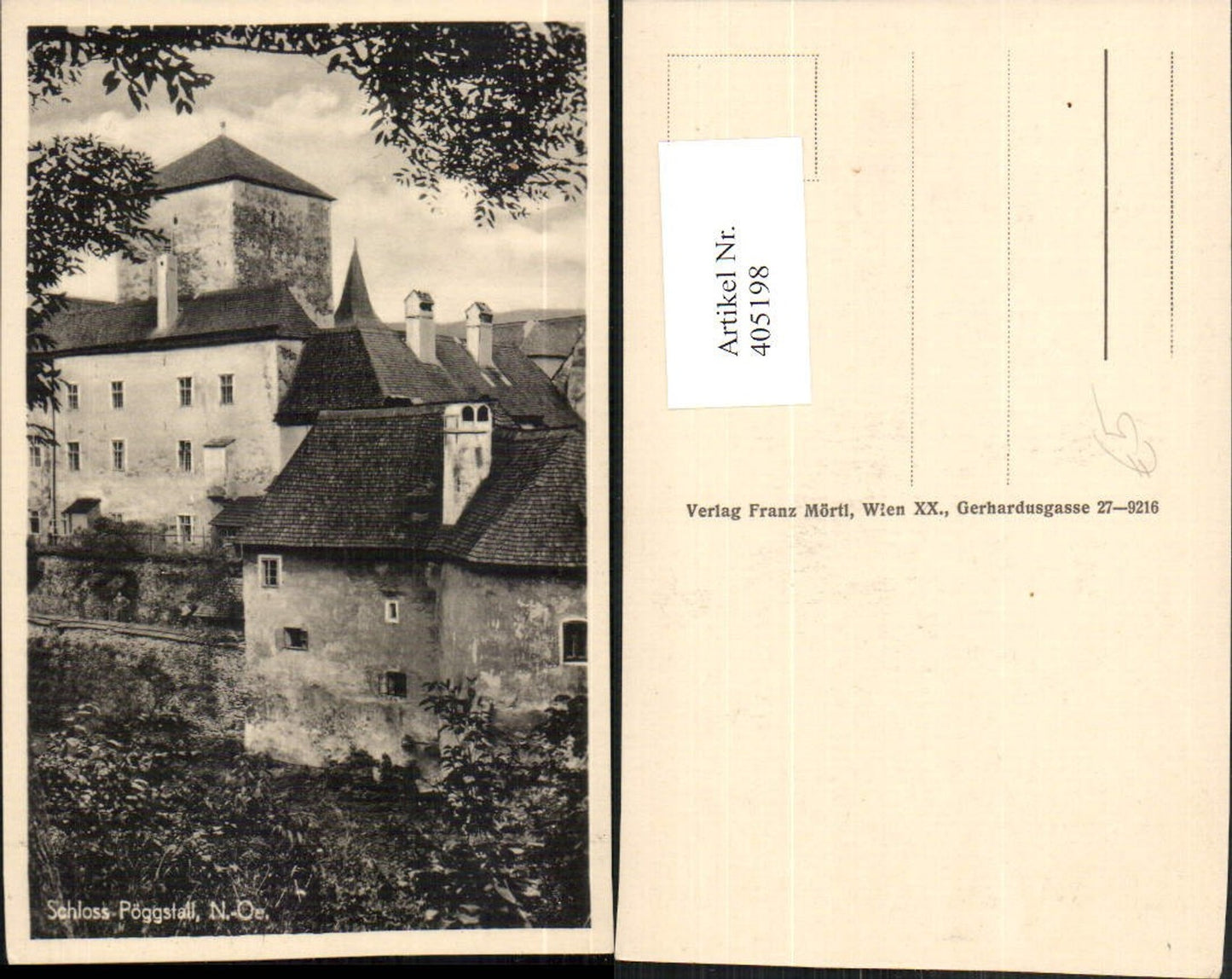 405198, Pöggstall Castle