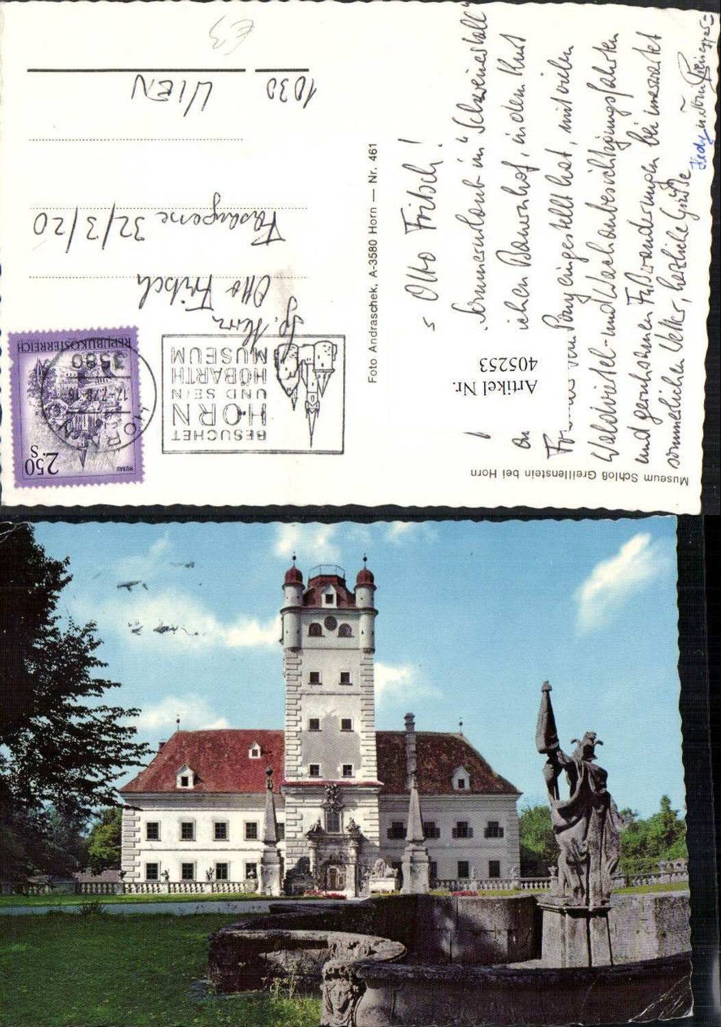 405253,Museum Schloss Greillenstein b. Horn