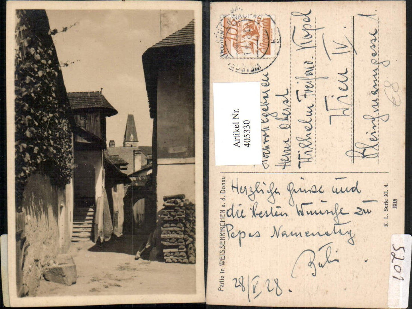 405330,Weissenkirchen an d. Donau Partie Gasse