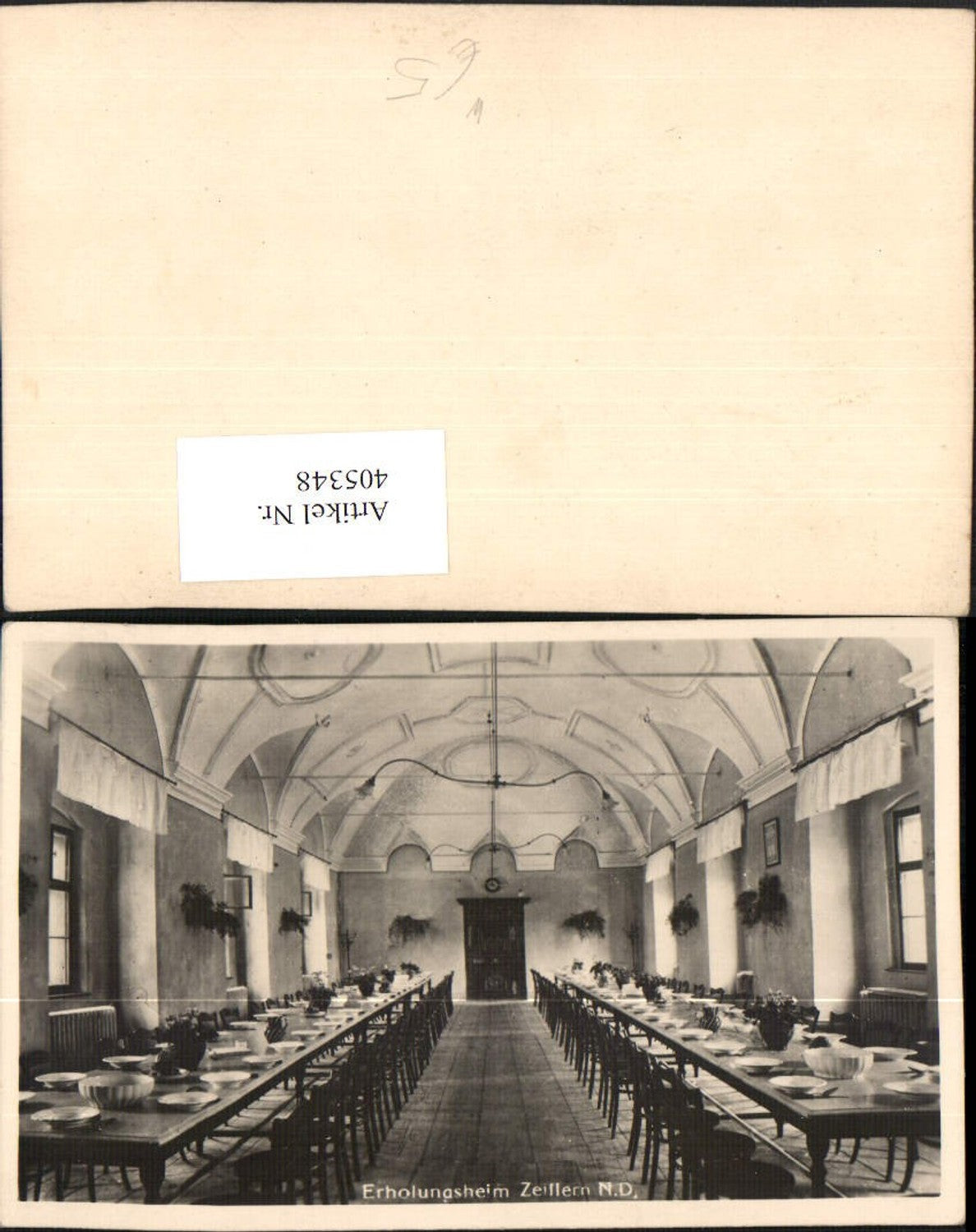 405348,Zeillern b. Amstetten Erholungsheim Speisesaal Innenansicht