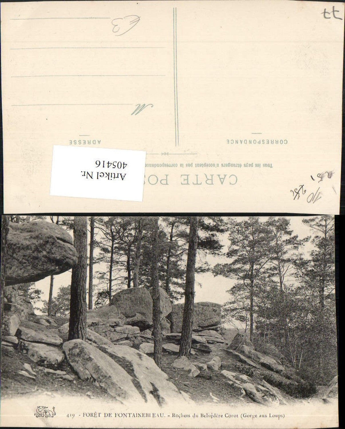 405416,Ile-de-France Seine-et-Marne Foret de Fontainebleau Rochers du Belvedere Corot Felsen