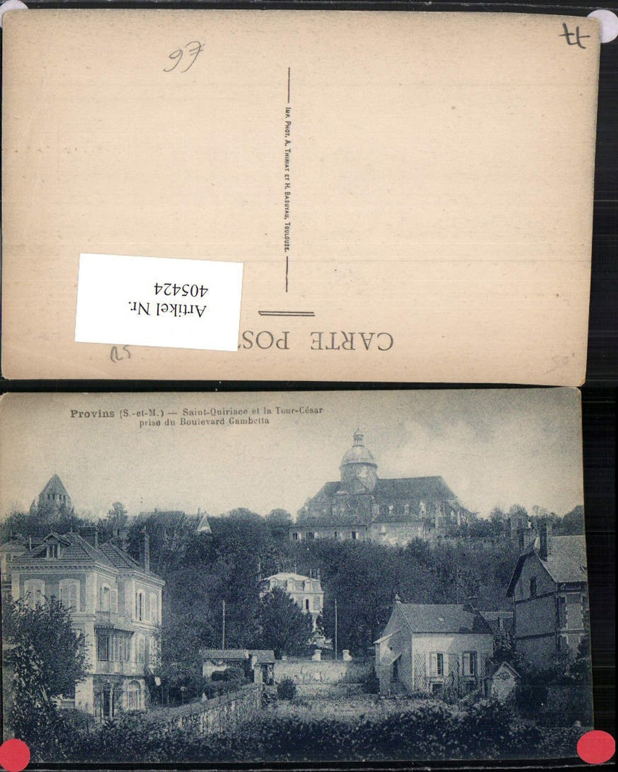 405424,Ile-de-France Seine-et-Marne Provins Saint-Quiriace et la Tour-Cesar