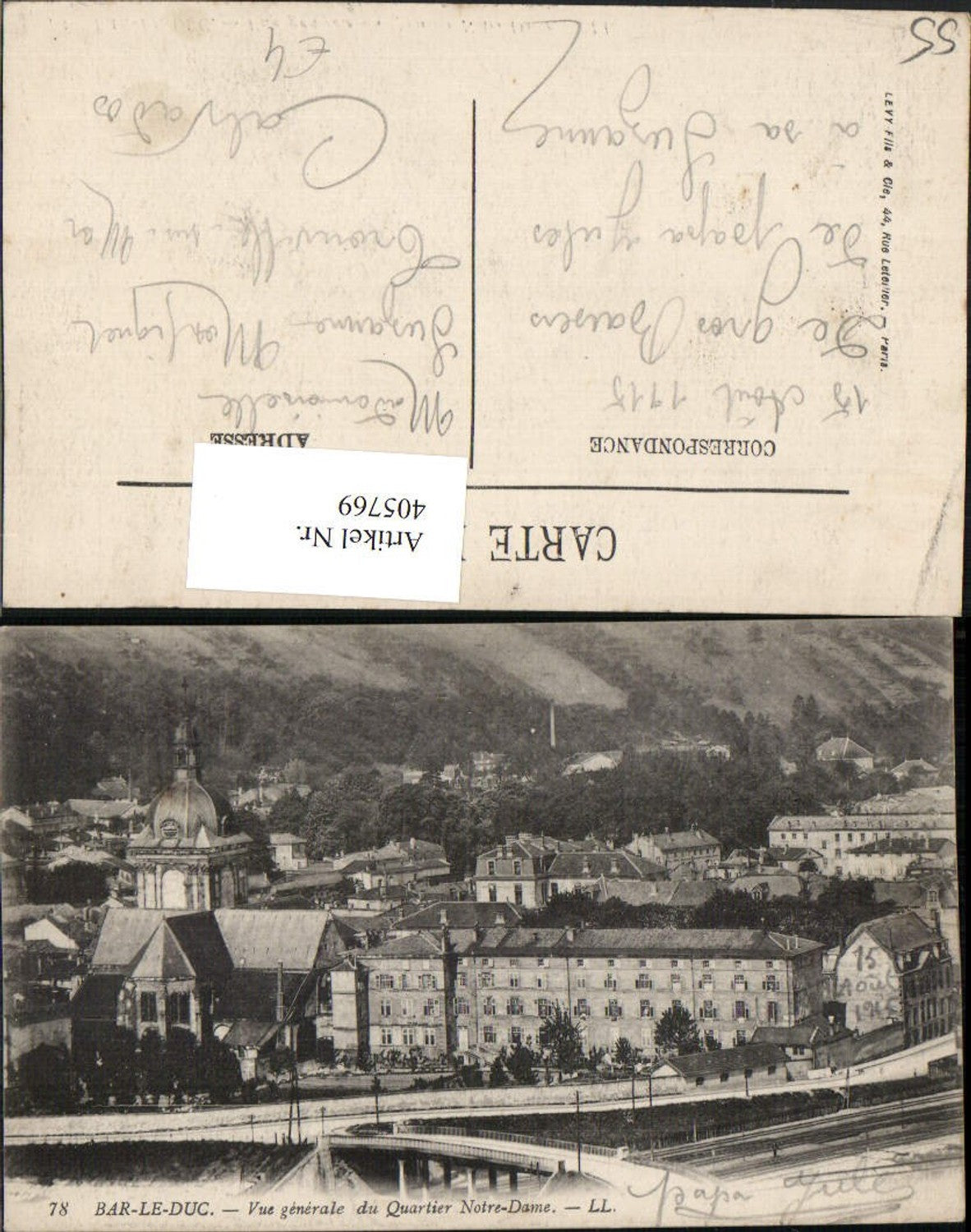 405769,Lothringen Meuse Bar-le-Duc Vue generale de Quartier Notre-Dame Teilansicht