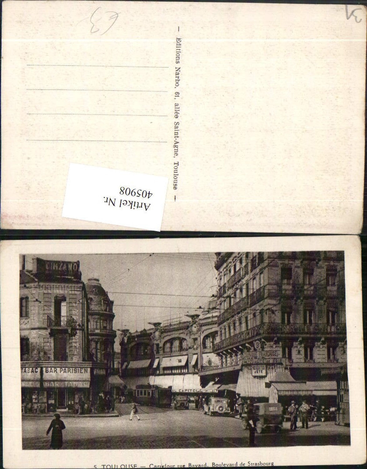 405908,Midi-Pyrenees Haute-Garonne Toulouse Carrefour rue Bavard Straßenansicht