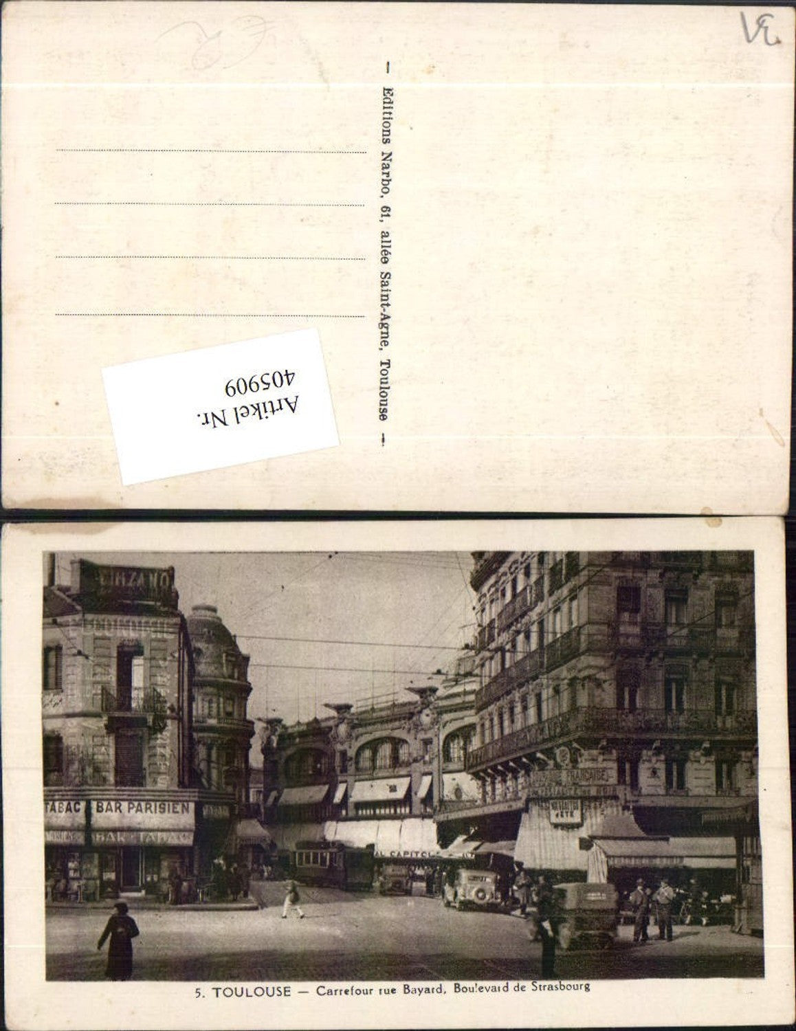 405909,Midi-Pyrenees Haute-Garonne Toulouse Carrefour rue Bavard Straßenansicht