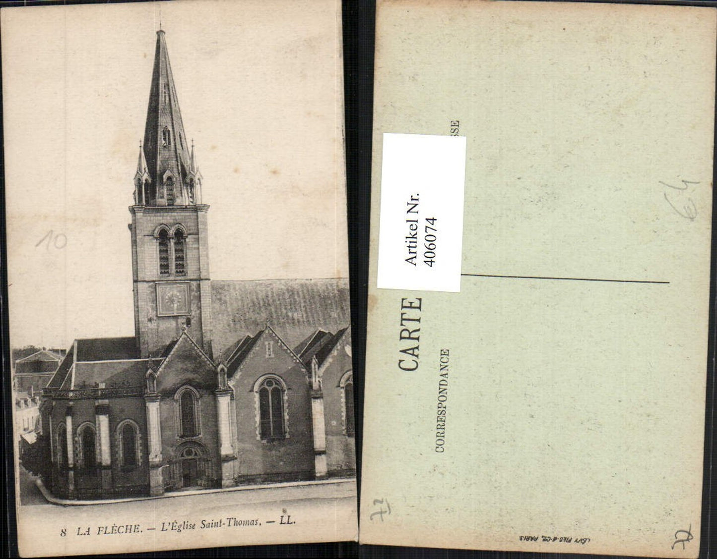 406074,Pays de la Loire Sarthe La Fleche L'Eglise Saint-Thomas Kirche