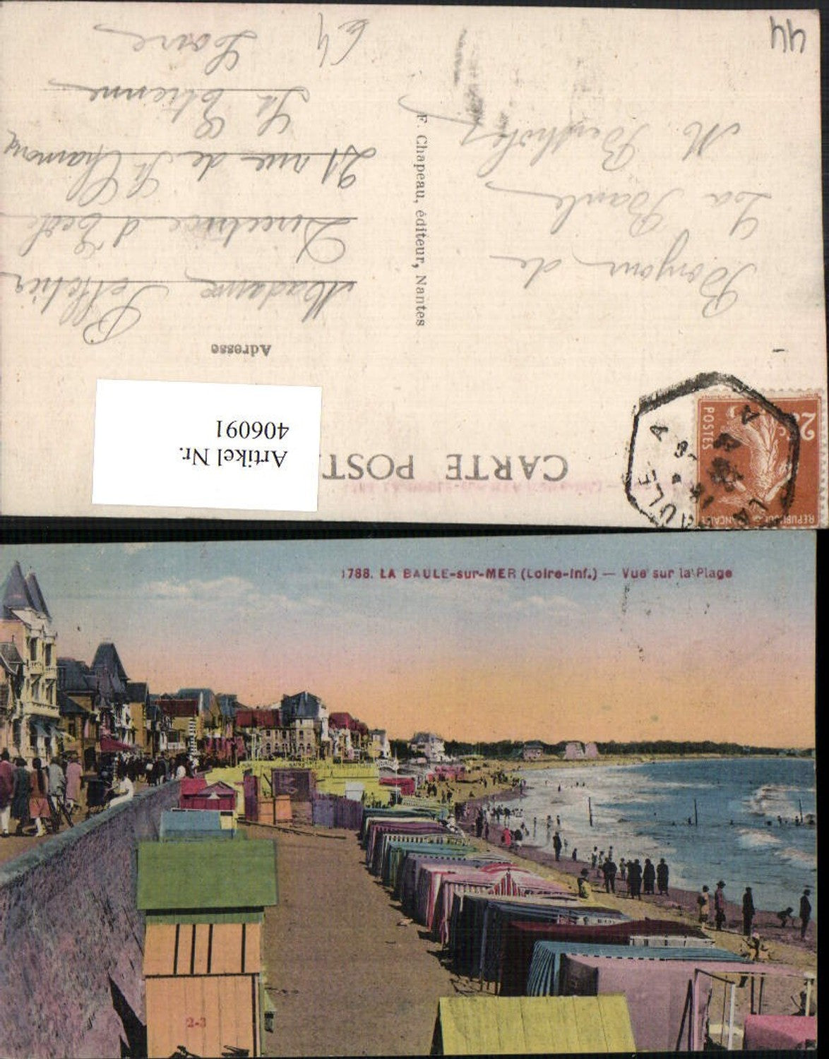 406091,Pays de la Loire La Baule-sur-Mer Vue sur la Plage Strand Strandleben