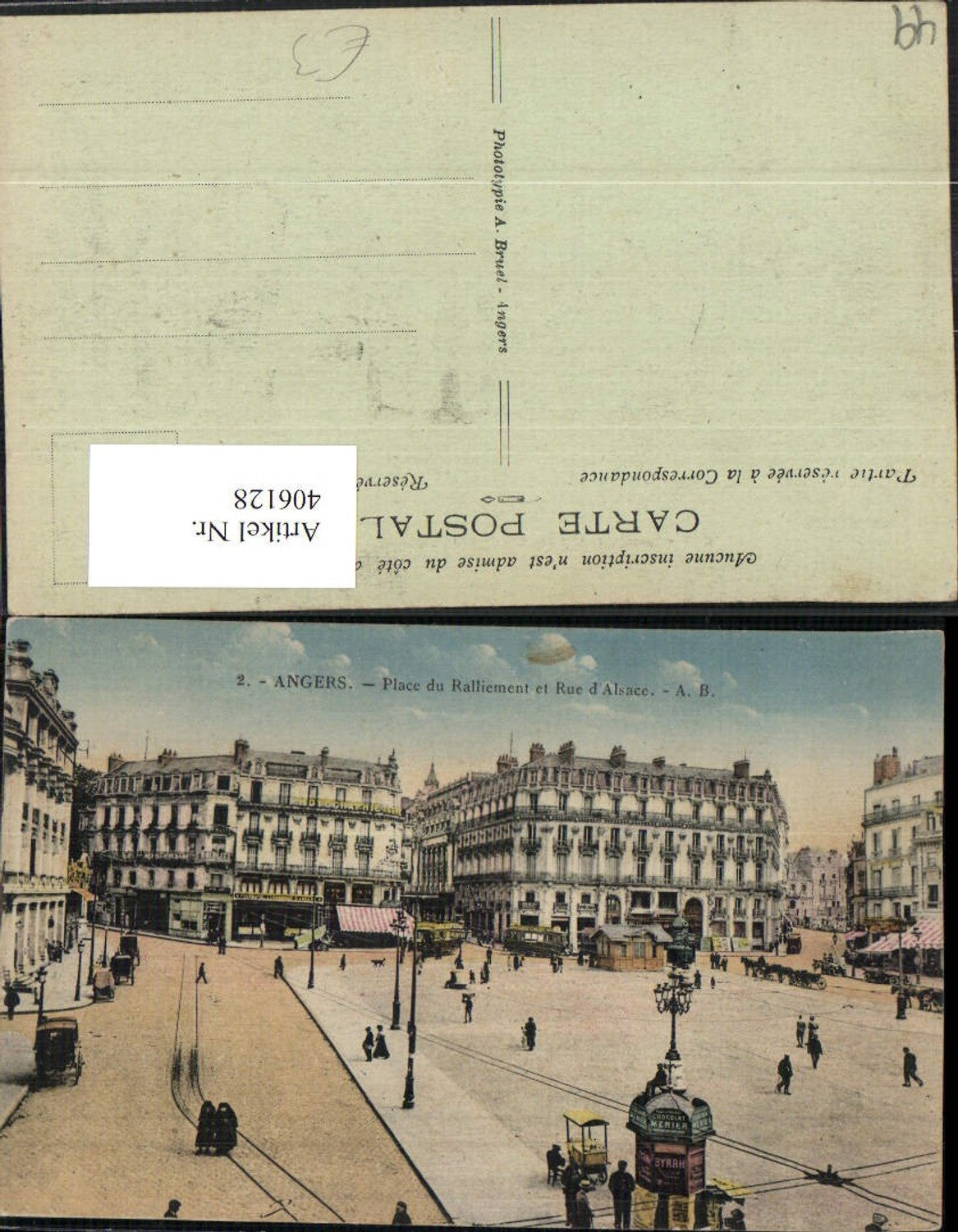 406128,Pays de la Loire Maine-et-Loire Angers Place du Ralliement and Rue d'Alsace Place