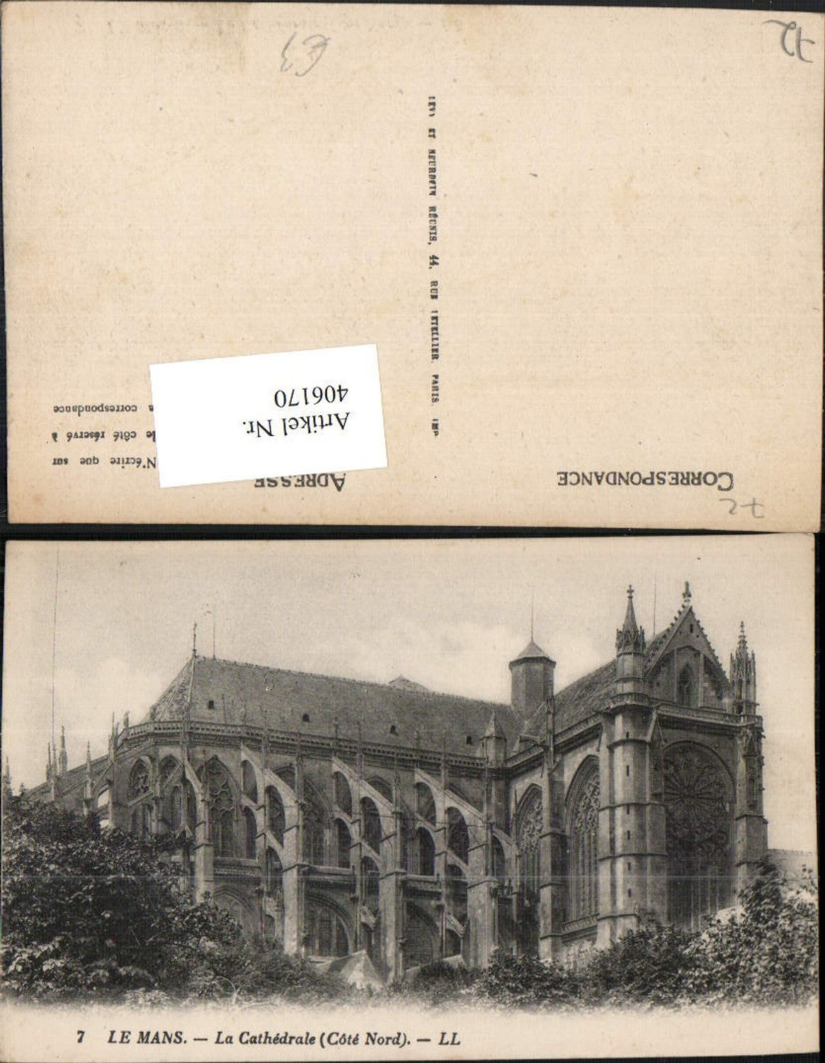 406170,Pays de la Loire Sarthe Le Mans La Cathedrale Kirche