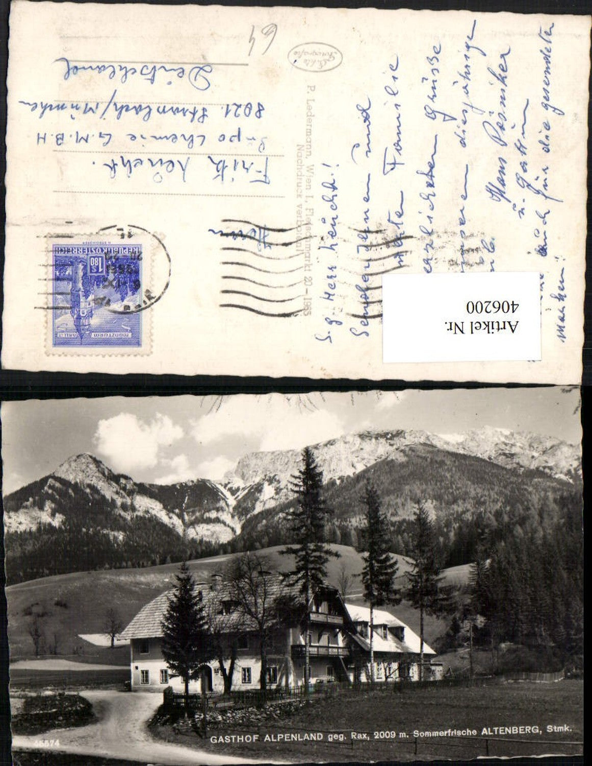 Alte Ansichtskarte – Old Postcard
