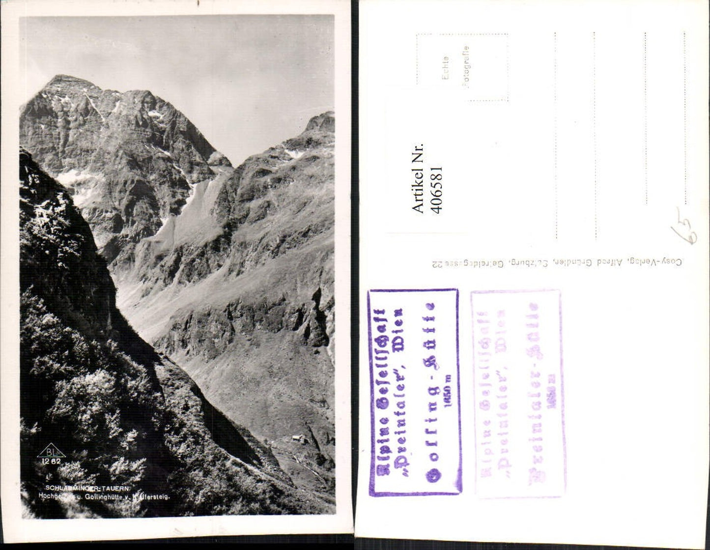 Alte Ansichtskarte – Old Postcard