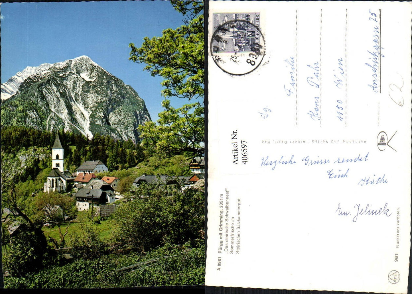 Alte Ansichtskarte – Old Postcard