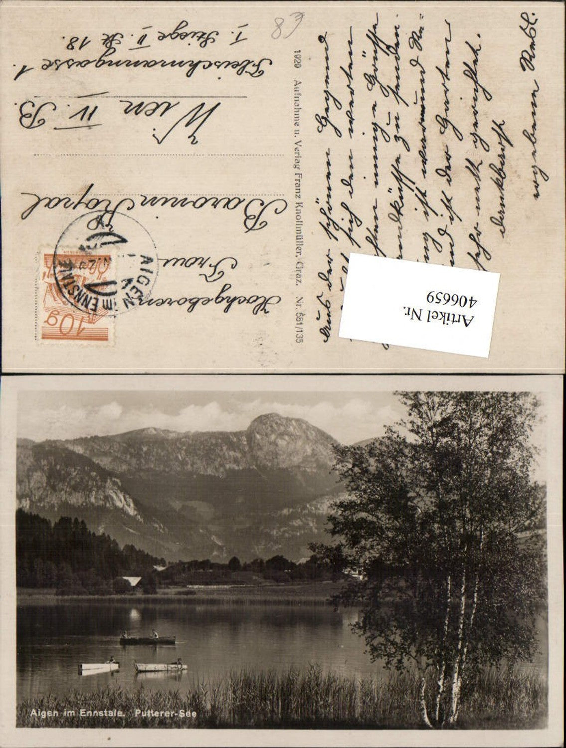 Alte Ansichtskarte – Old Postcard