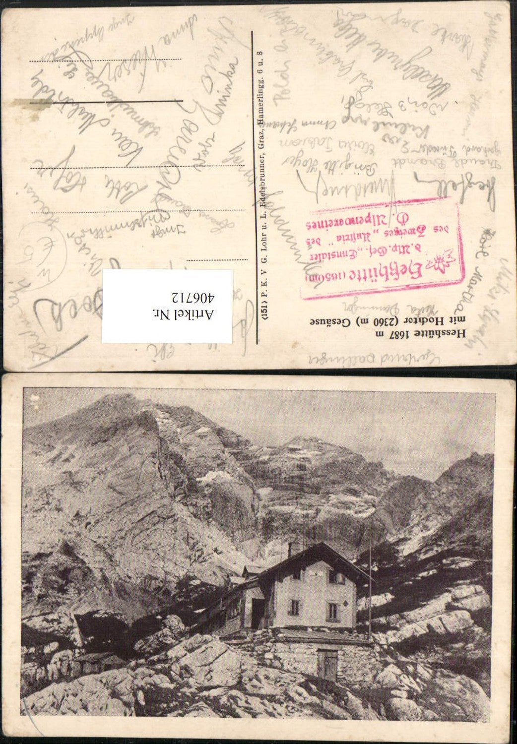 Alte Ansichtskarte – Old Postcard