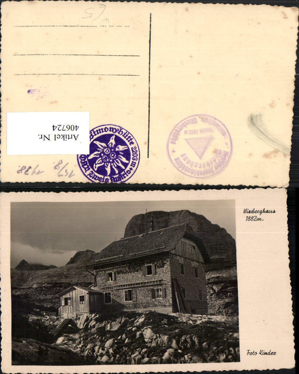 406724,Wiesberghaus Berghütte b. Hallstatt pub Foto Kinder