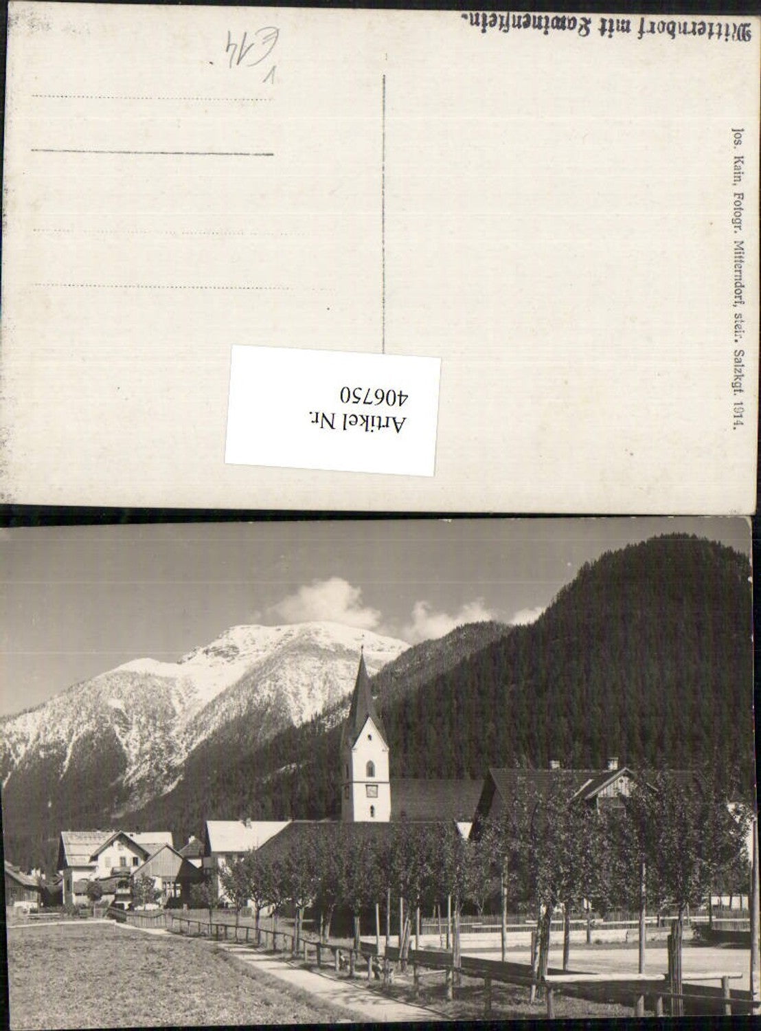 Alte Ansichtskarte – Old Postcard