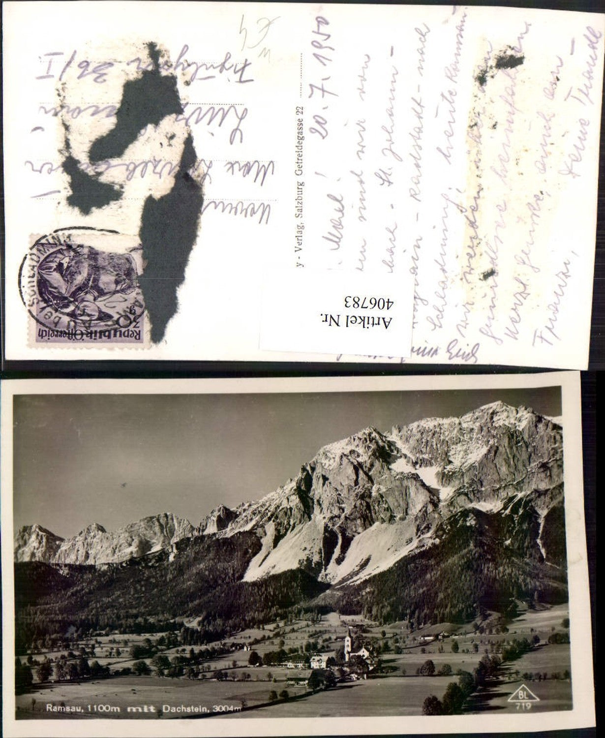 Alte Ansichtskarte – Old Postcard