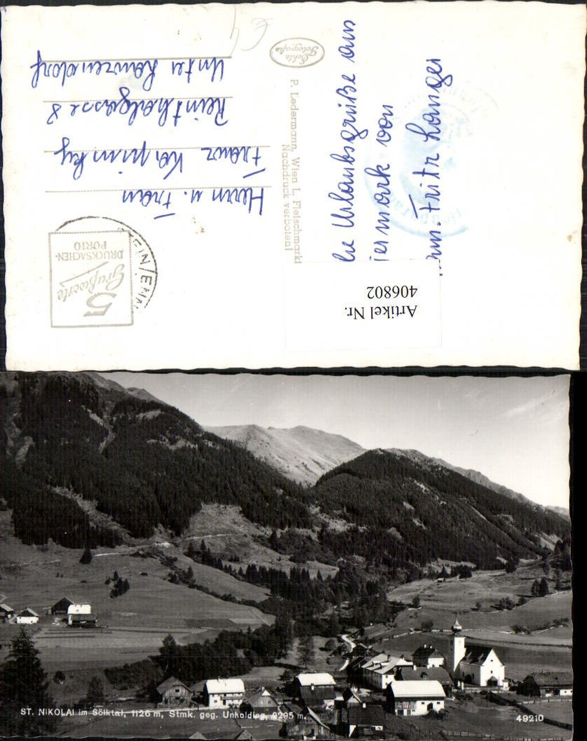 Alte Ansichtskarte – Old Postcard