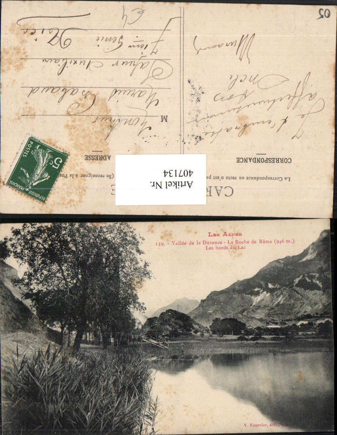 407134,Provence-Alpes-Cote-Azur Hautes-Alpes Vallee de la Durance Roche du Rame See