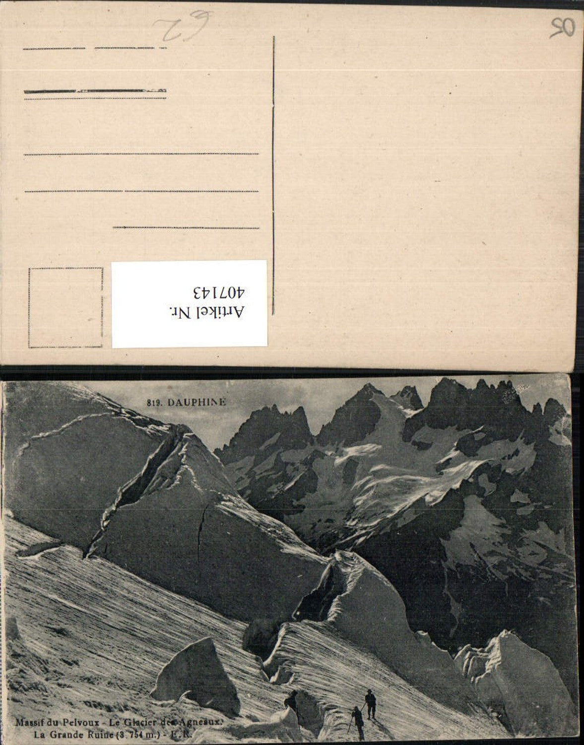 407143,Provence-Alpes-Cote-Azur Hautes-Alpes Massif du Pelvoux Le Glacier Bergkulisse