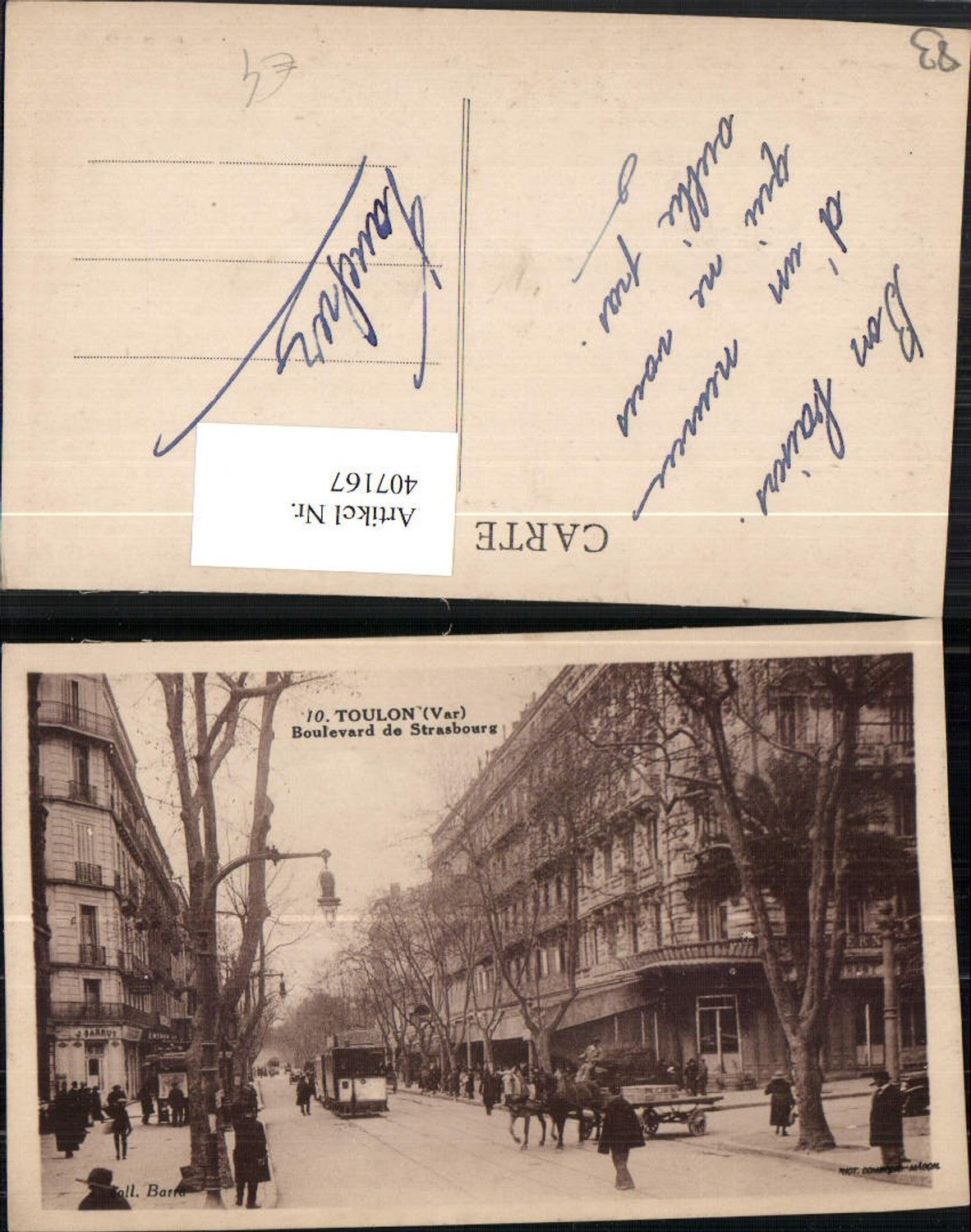 407167, Provence-Alpes-Cote-Azur Var Toulon Boulevard Strasbourg Street view