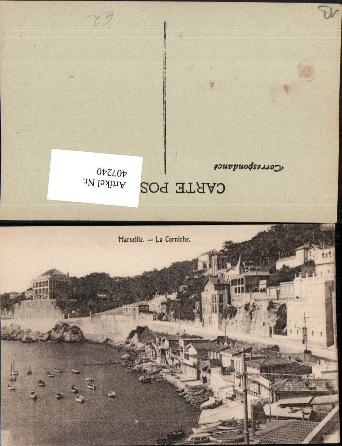 407240,Provence-Alpes-Cote-Azur Bouches-de-Rhone Marseille La Corniche Küste