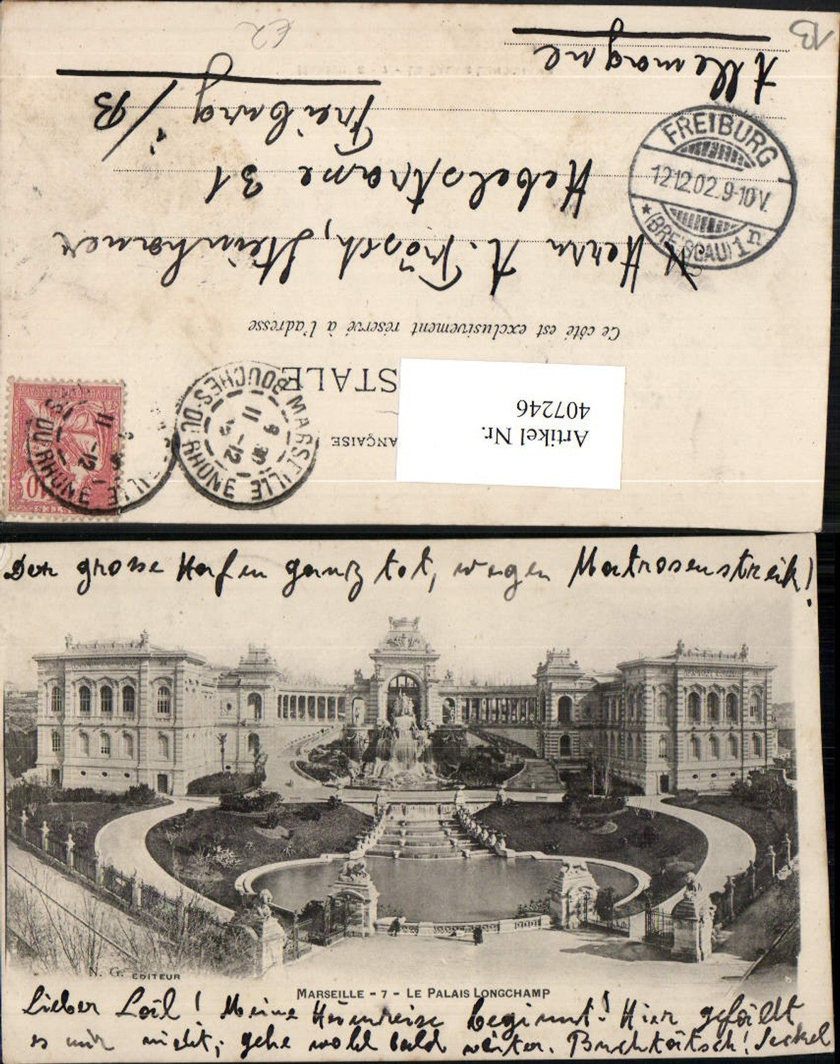 407246,Provence-Alpes-Cote-Azur Bouches-de-Rhone Marseille Palais Longchamp