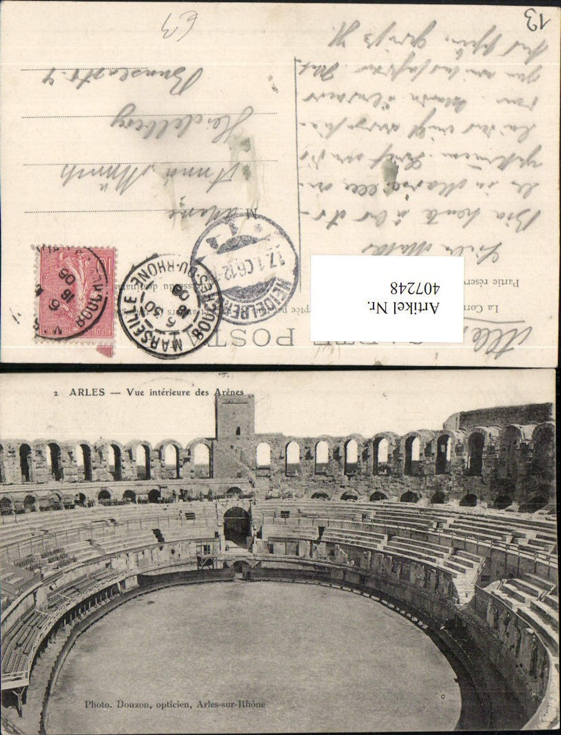 407248,Provence-Alpes-Cote-Azur Bouches-de-Rhone Arles Arenes Arena