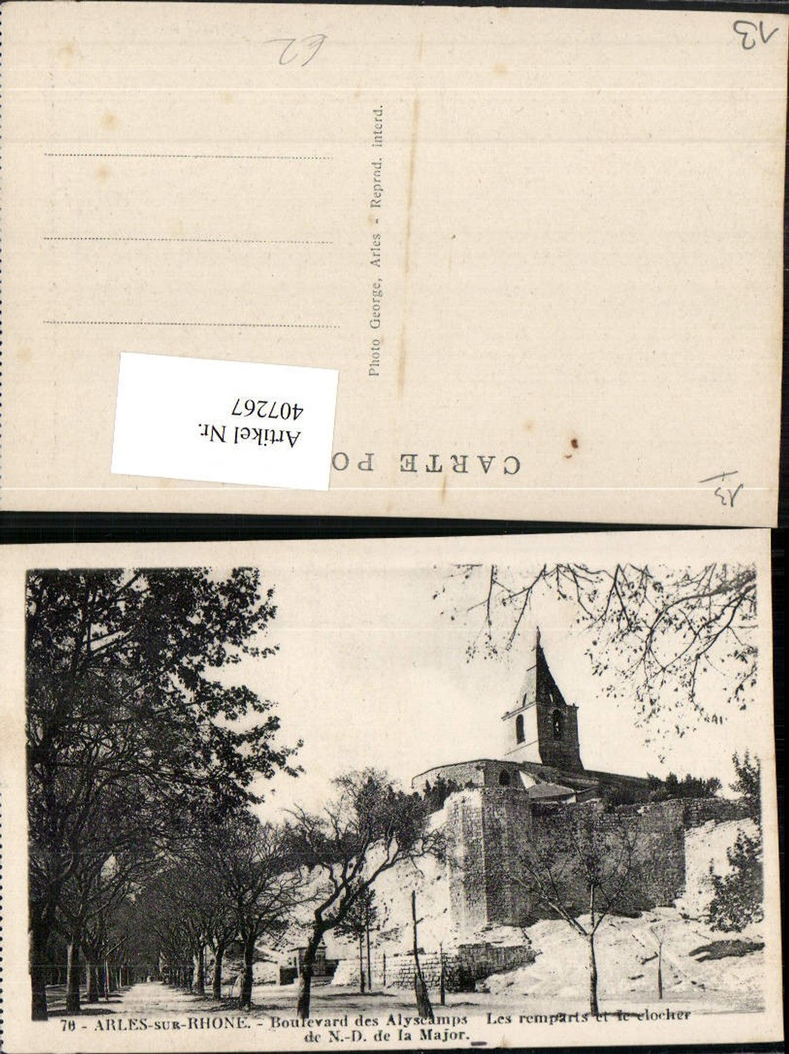 407267,Provence-Alpes-Cote-Azur Bouches-de-Rhone Arles-sur-Rhone Boulevard Kirche