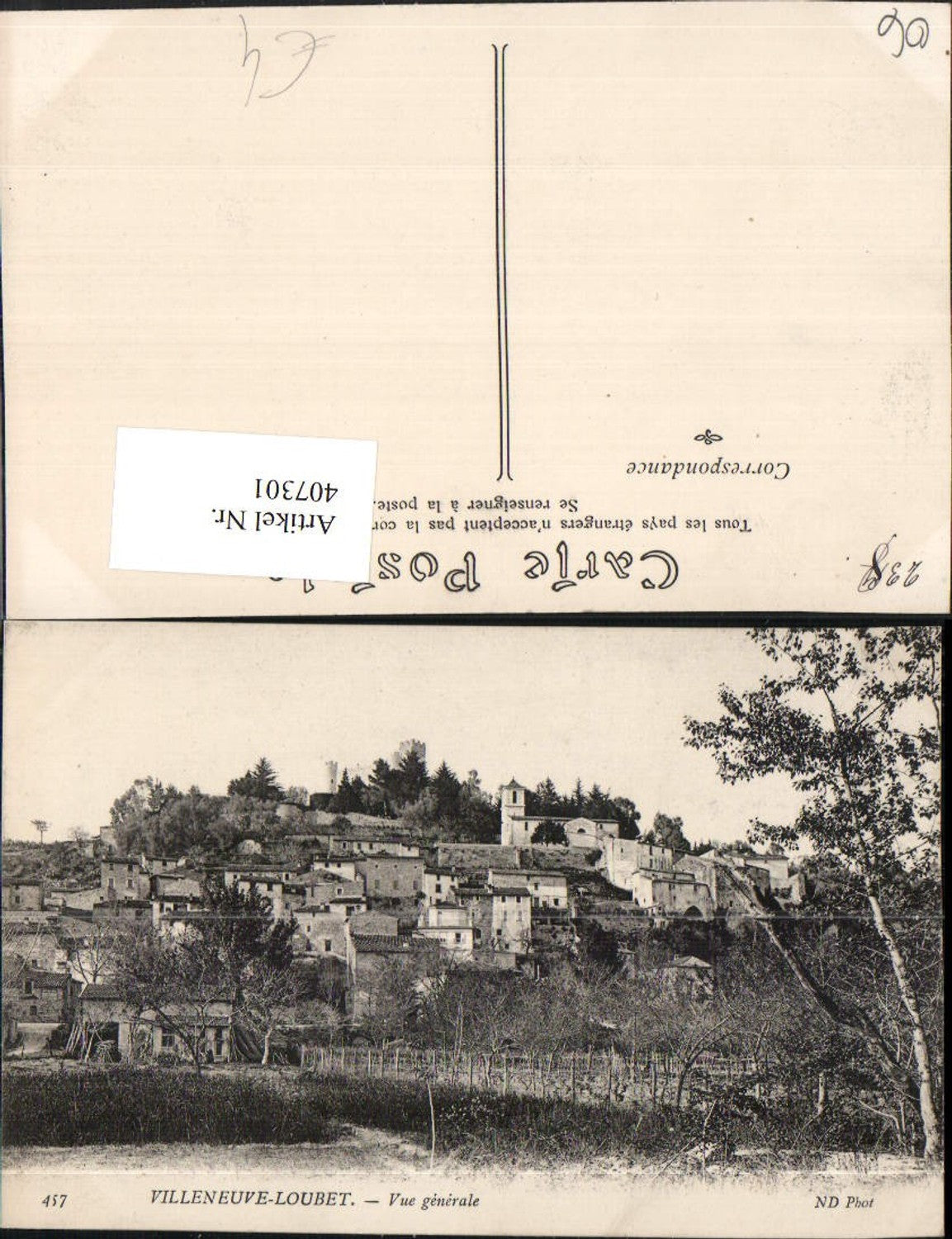 407301,Provence-Alpes-Cote-Azur Alpes-Maritimes Villeneuve-Loubet Vue generale Totale