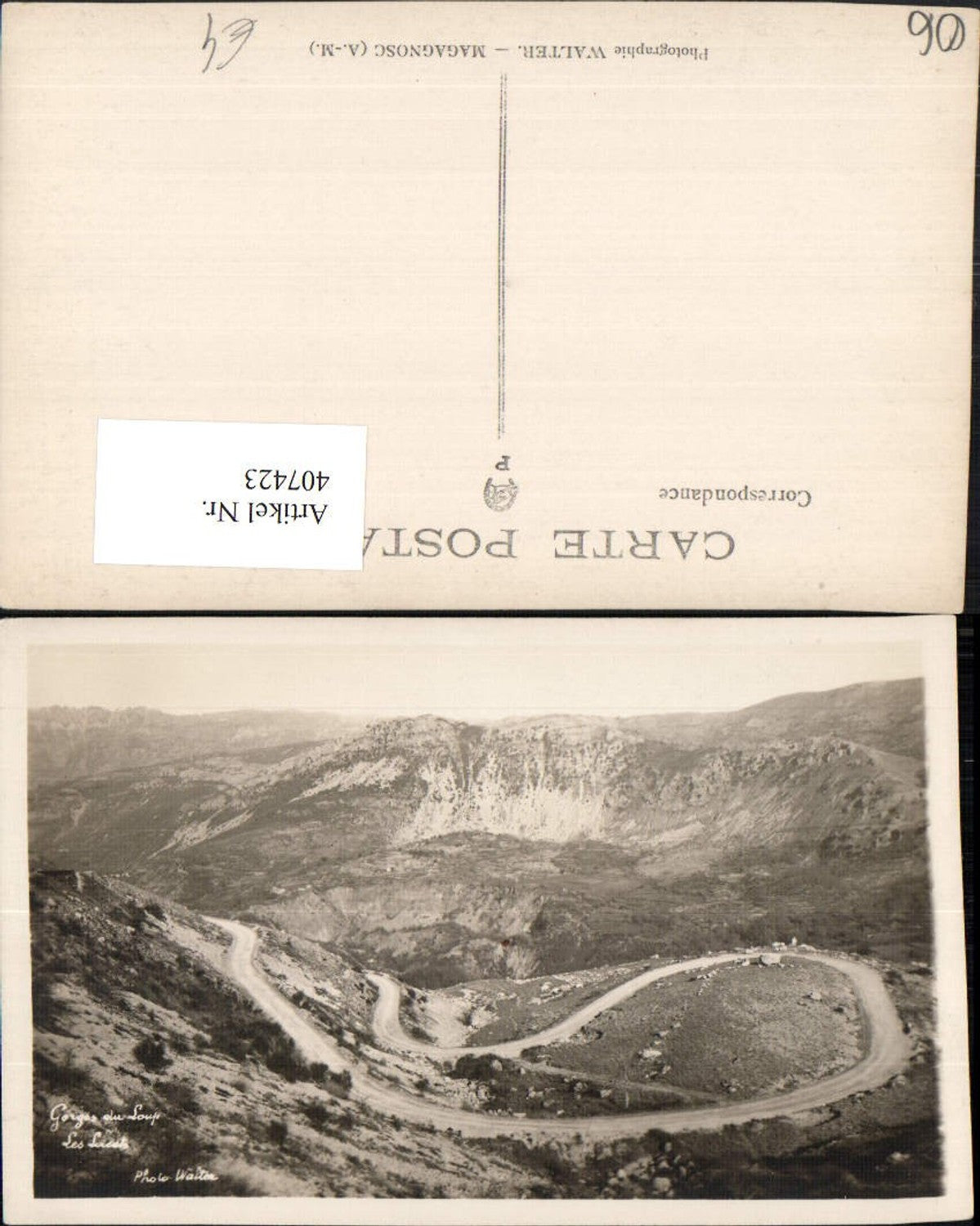 407423,Provence-Alpes-Cote-Azur Alpes-Maritimes Magagnosc Gorges du Loup Bergkulisse