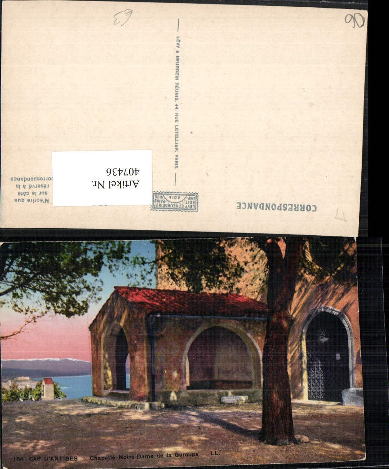 407436,Provence-Alpes-Cote-Azur Alpes-Maritimes Cap Antibes Chapelle Notre-Dame Kapelle