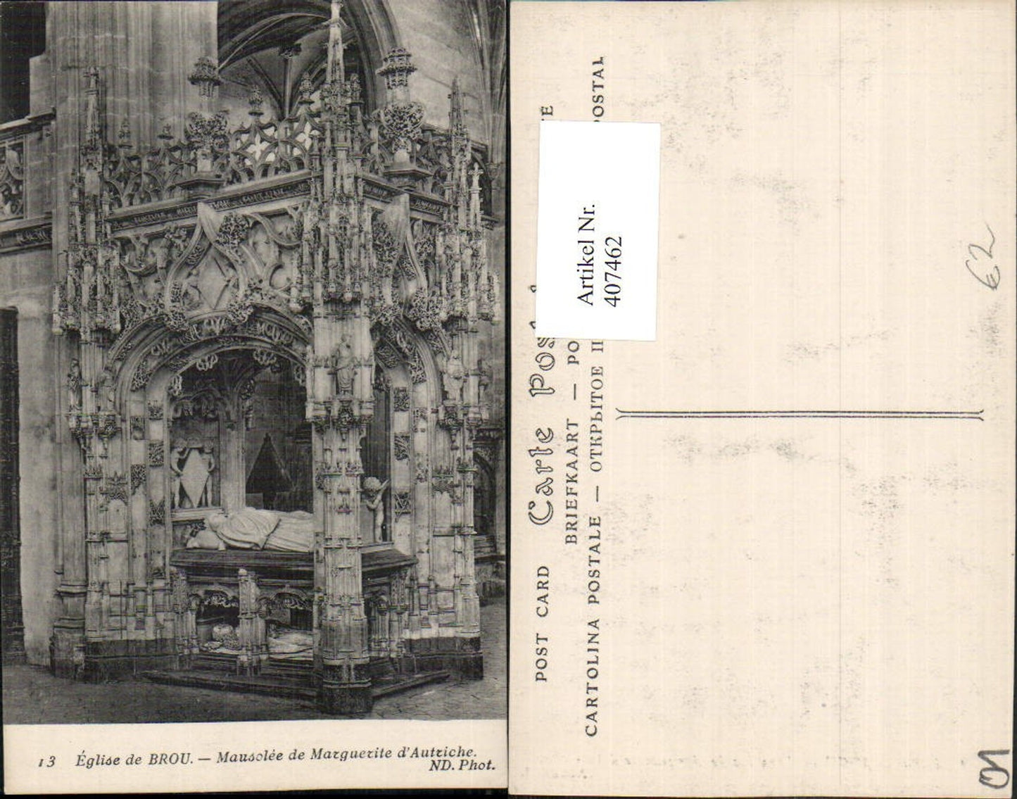 407462,Rhone-Alpes Ain Eglise de Brou Mausolee Marguerite Autriche Mausoleum