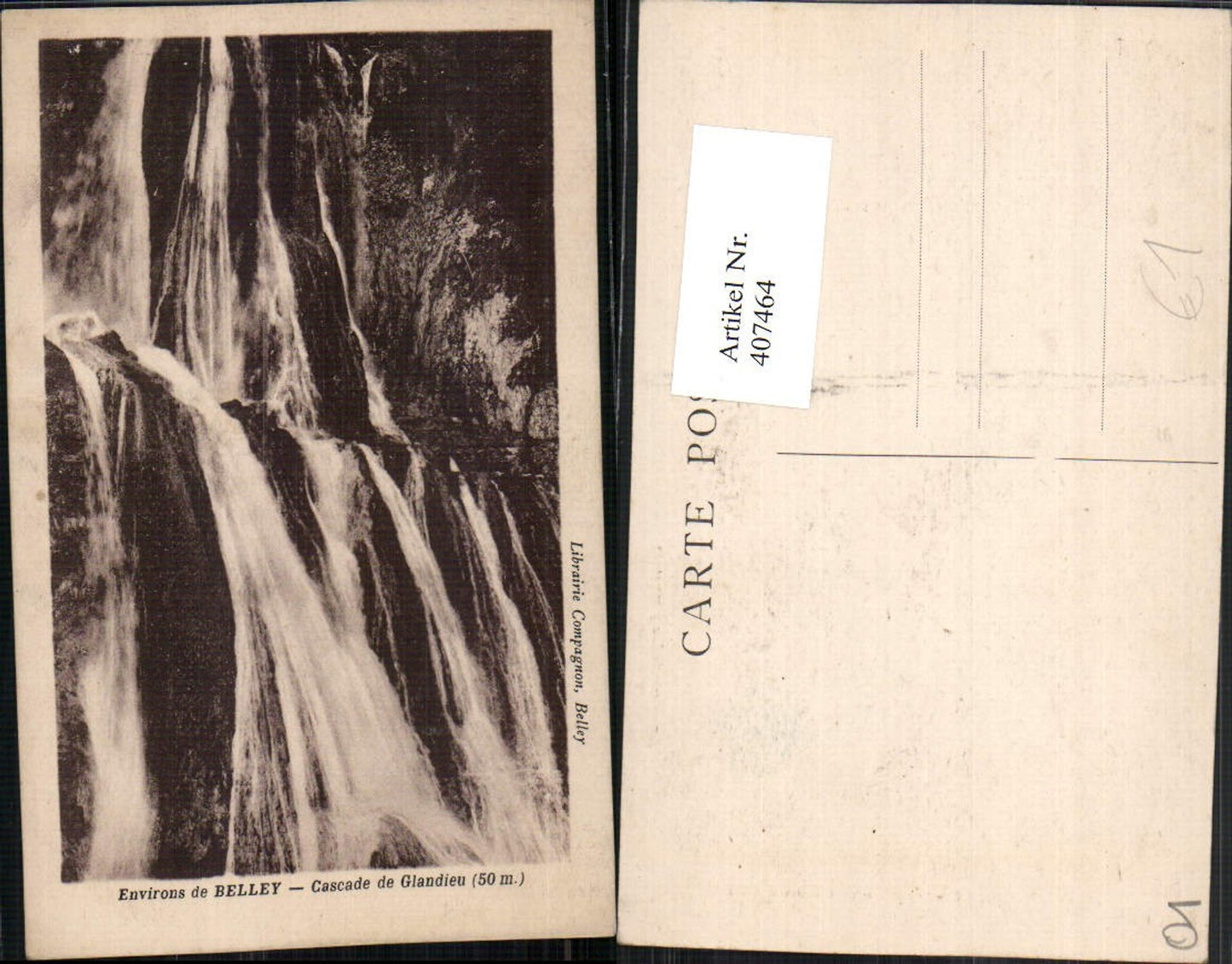 407464,Rhone-Alpes Ain Belley Cascade de Glandieu Wasserfall