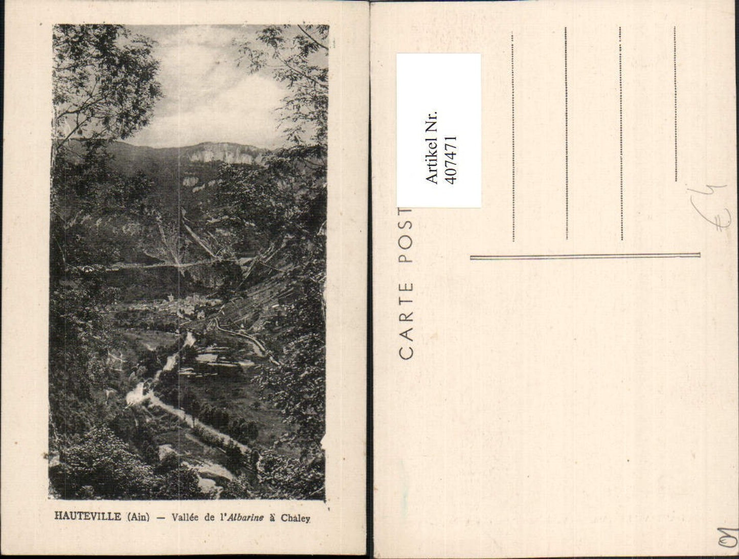 407471,Rhone-Alpes Ain Hauteville Vallee de Albarine a Chaley Landschaft