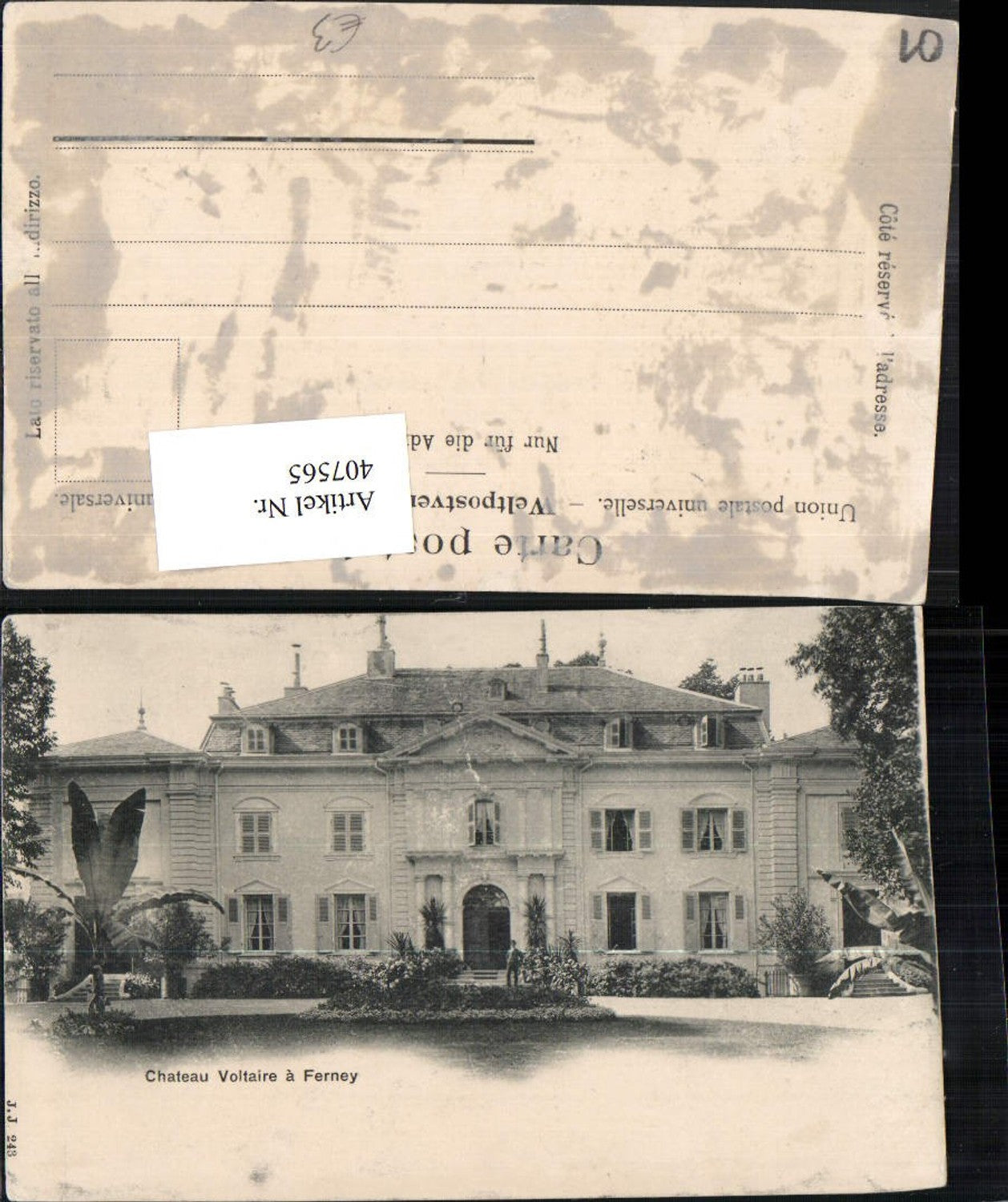 407565,Rhone-Alpes Ain Ferney Chateau Voltaire Schloss