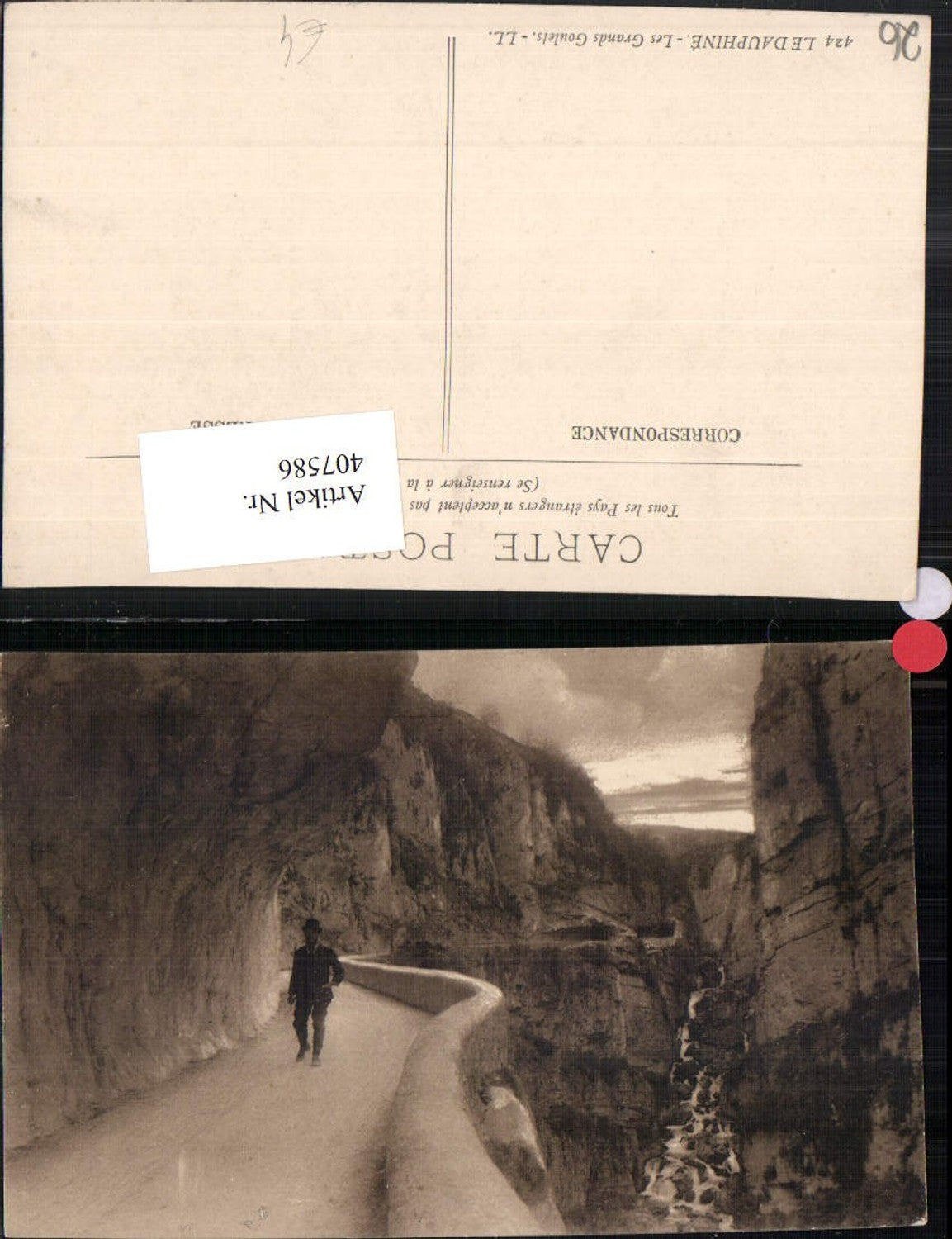 407586,Rhoen-Alpes Drome Les Grands Goulets Schlucht Straße