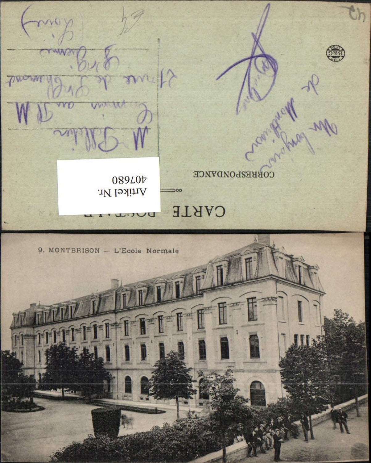 407680,Rhone-Alpes Loire Montbrison Ecole Normale Schule