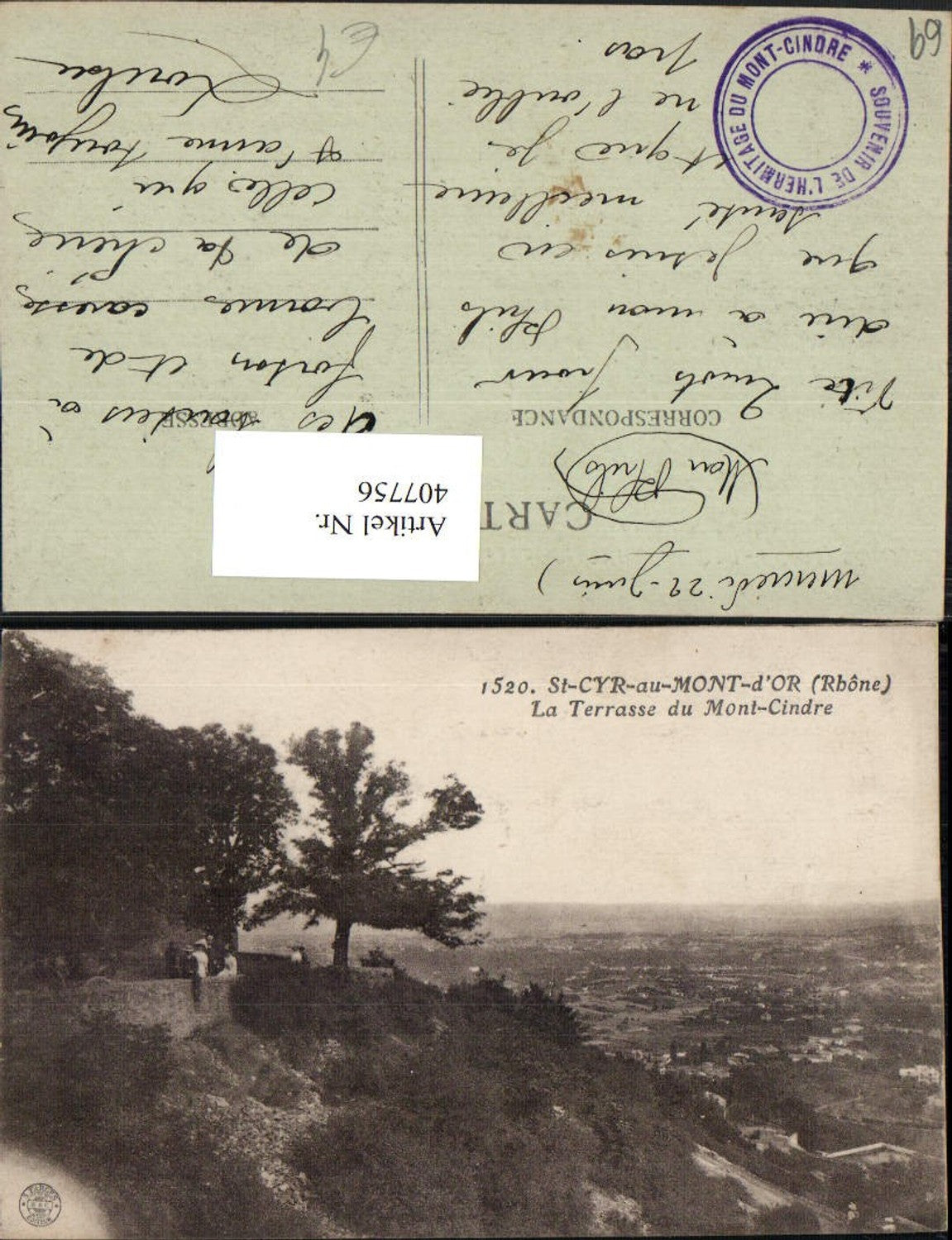 407756,Rhone-Alpes Rhone St-Cyr-au-Mont-d'Or La Terrasse du Mont-Cindre