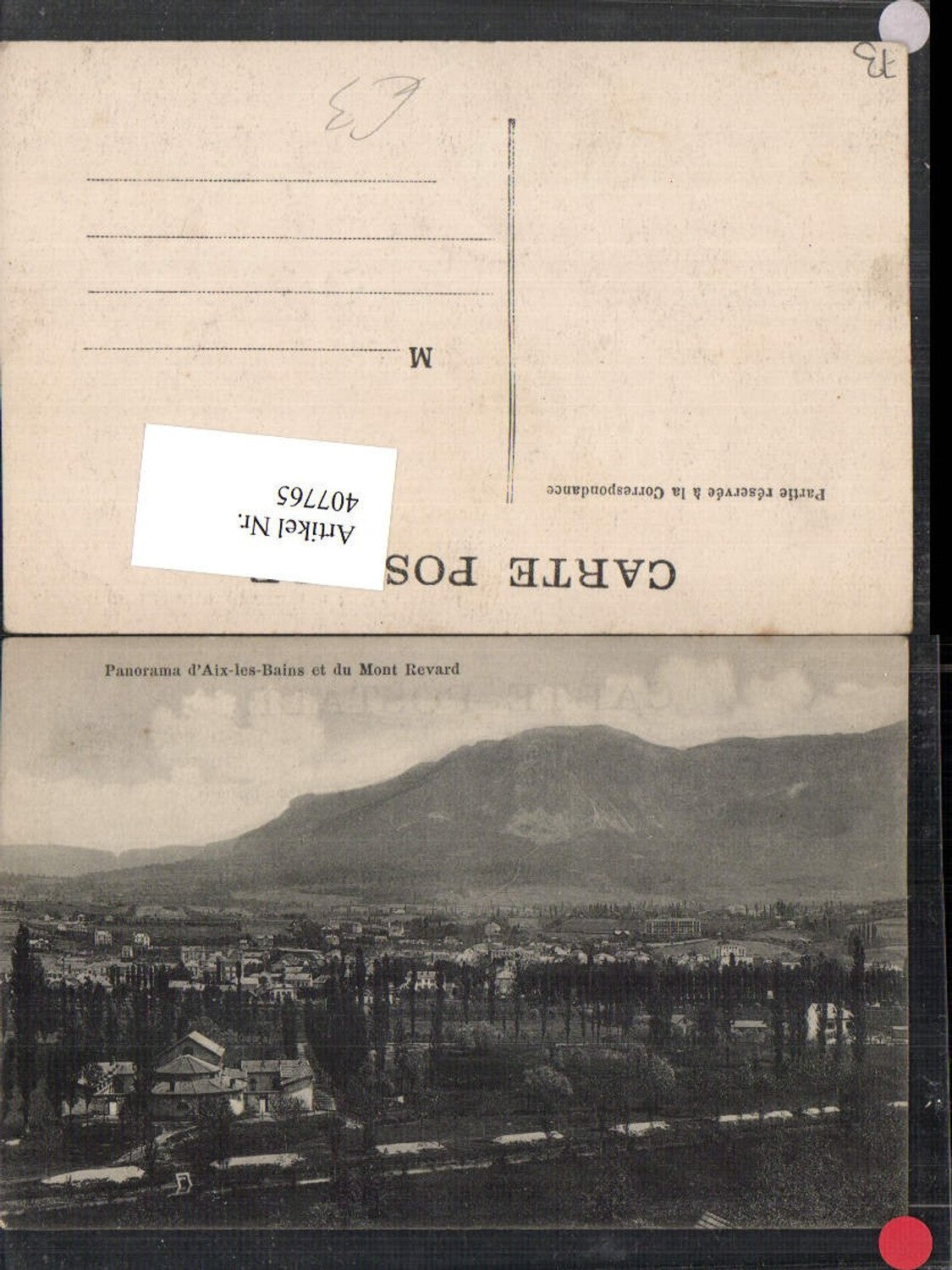 407765,Rhone-Alpes Savoie Aix-les-Bains et du Mont-Revard Totale Bergkulisse