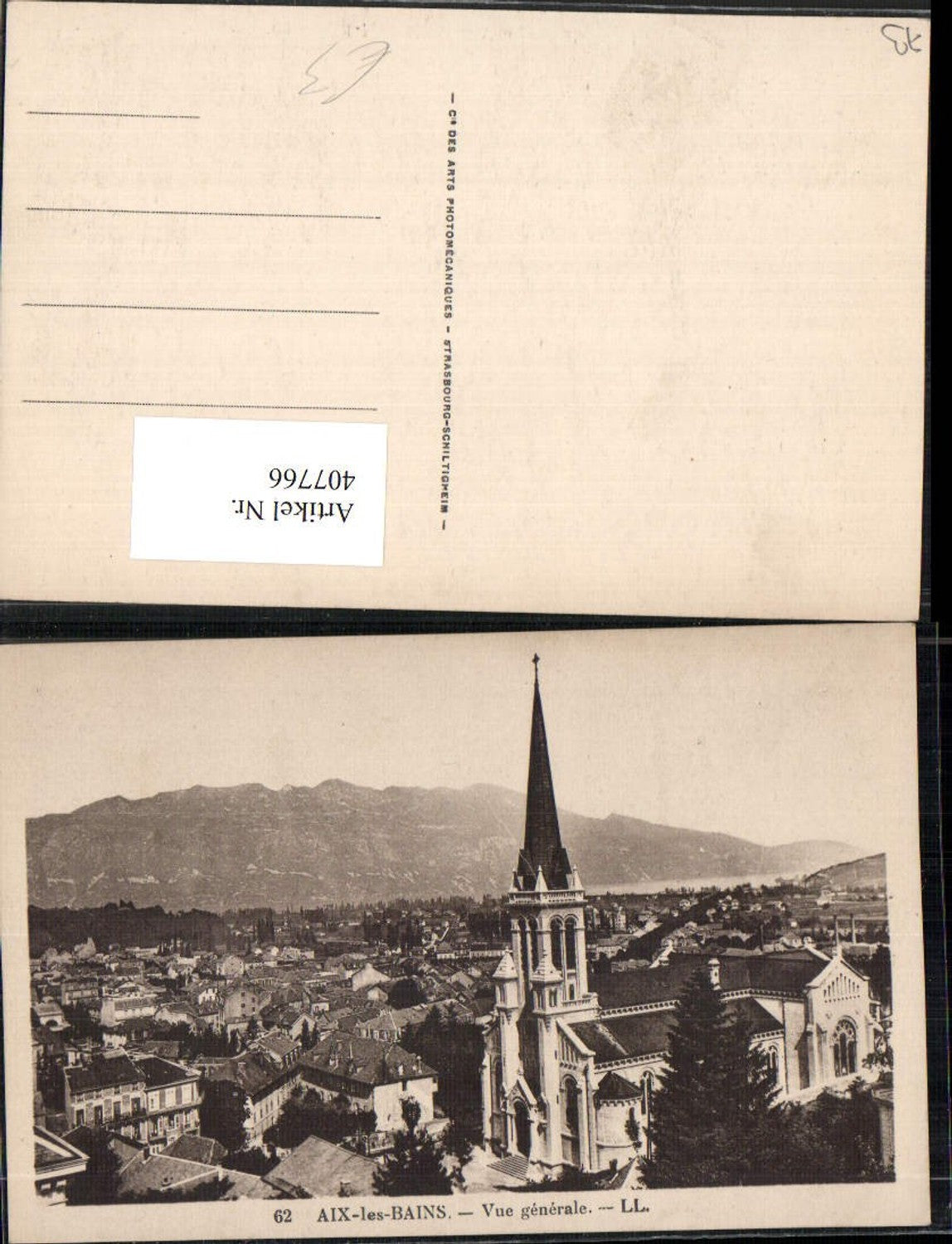 407766,Rhone-Alpes Savoie Aix-les-Bains Vue generale Teilansicht Kirche