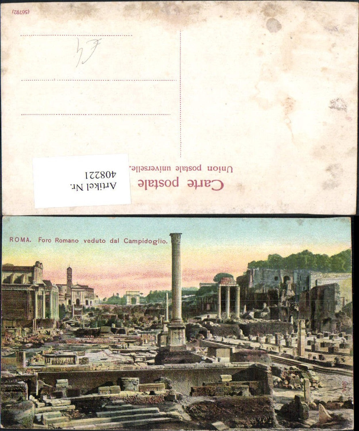 408221,Roma Rom Foro Romano veduto dal Campidoglio Archäologie Ausgrabung