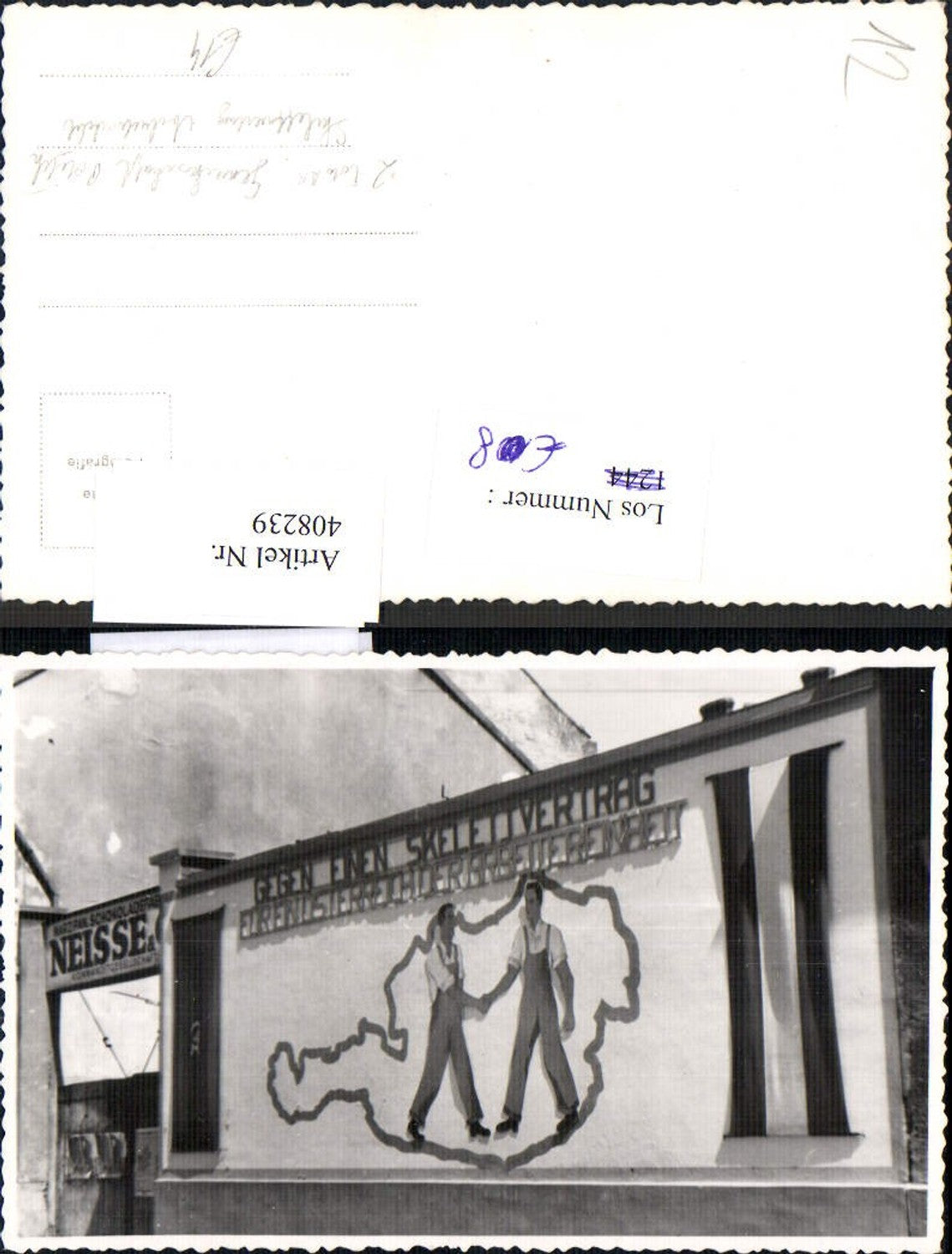 408239,Foto Ak Arbeiterbewegung Gegen einen Skelettvertrag Gewerkschaft Politik