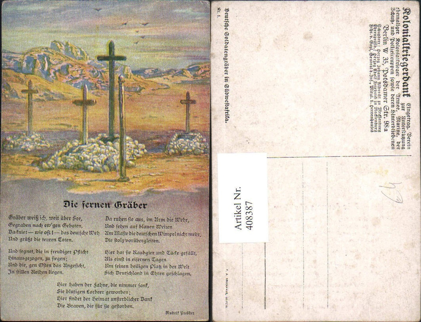 Alte Ansichtskarte – Old Postcard