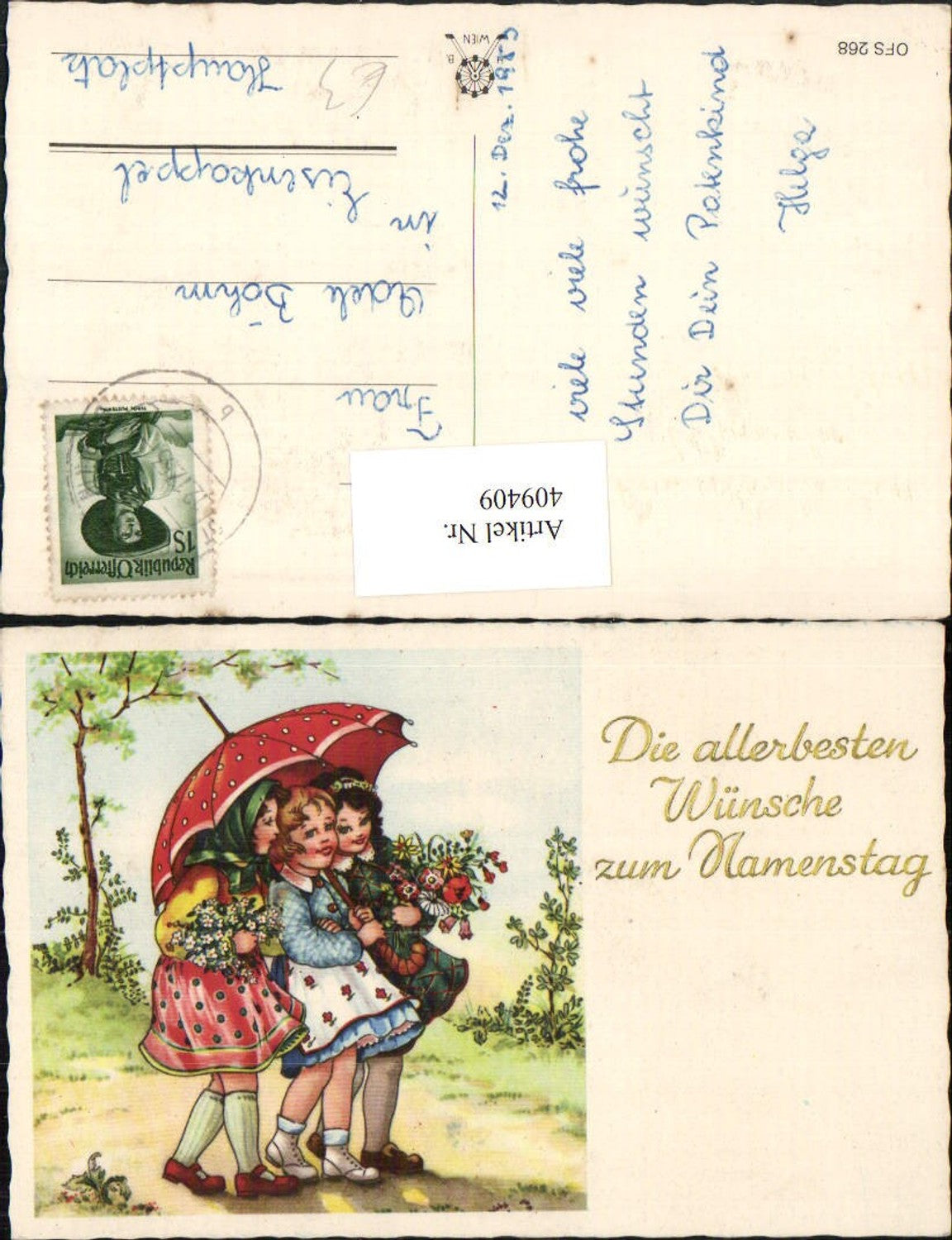 Alte Ansichtskarte – Old Postcard