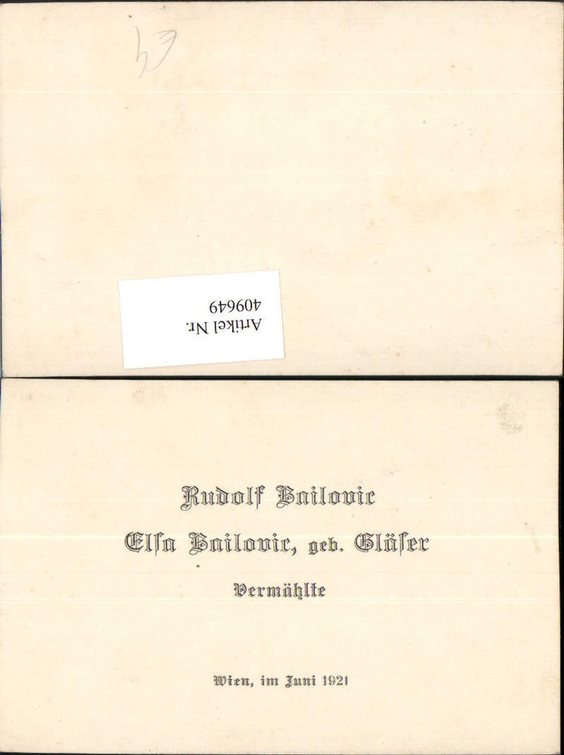 Alte Ansichtskarte – Old Postcard