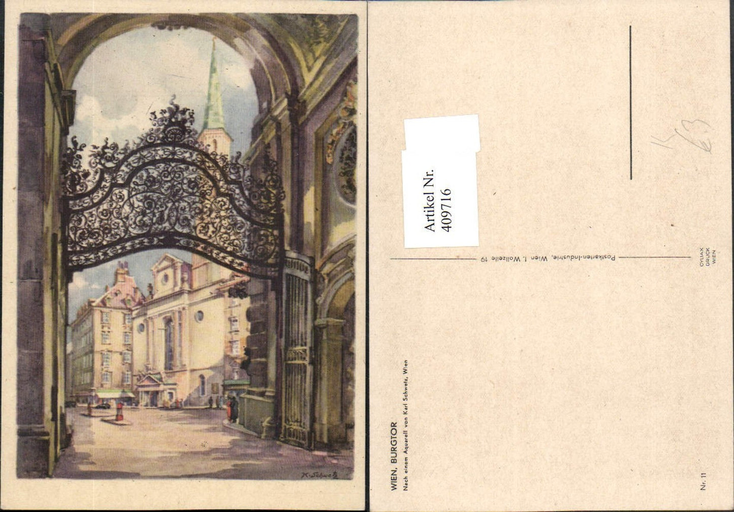 Alte Ansichtskarte – Old Postcard