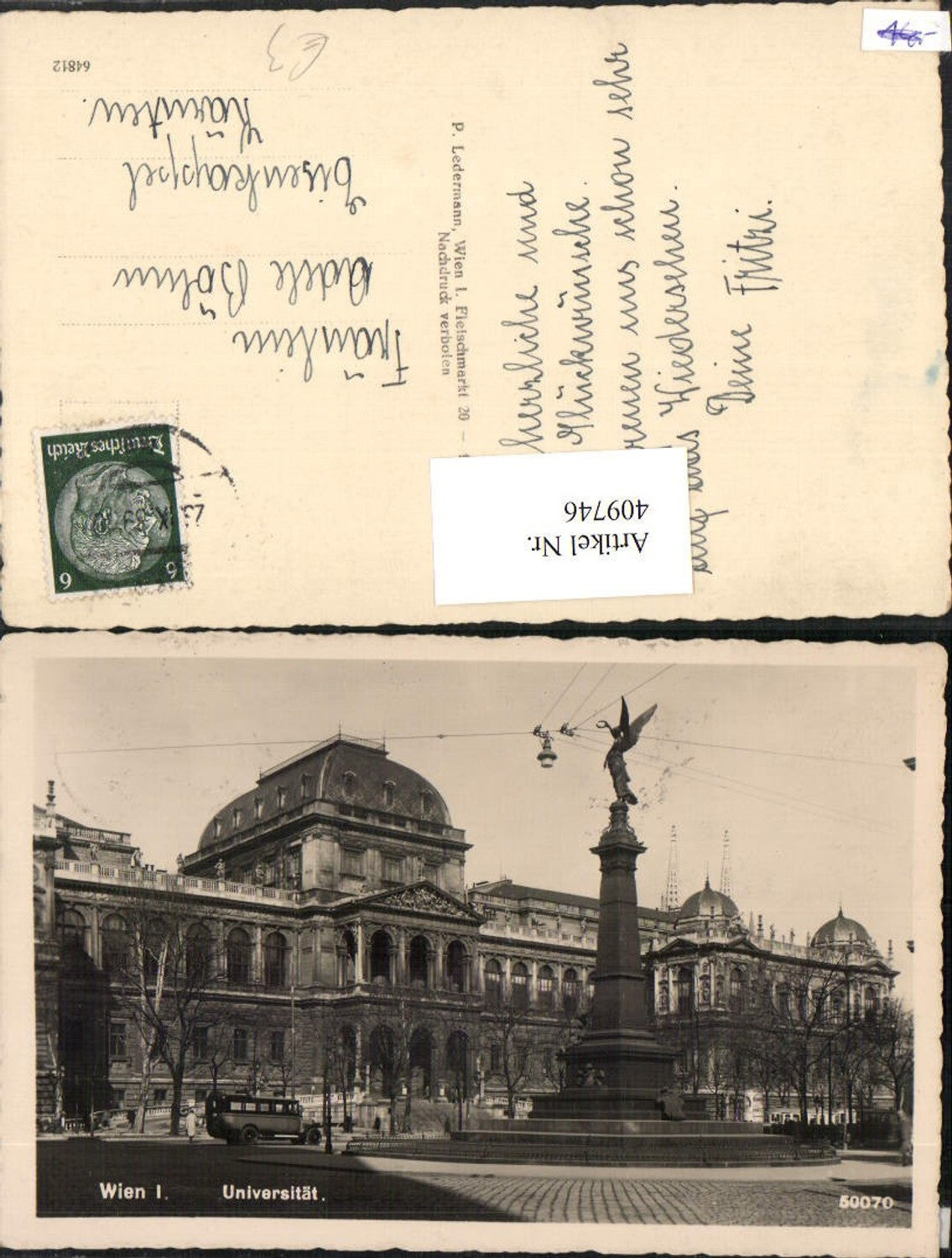 Alte Ansichtskarte – Old Postcard