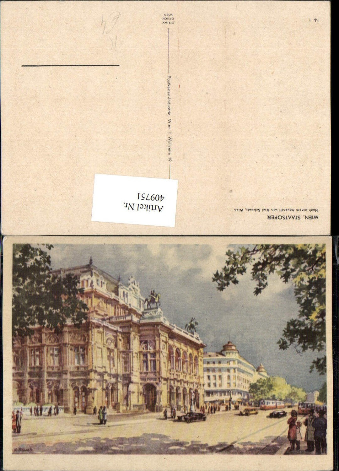 Alte Ansichtskarte – Old Postcard